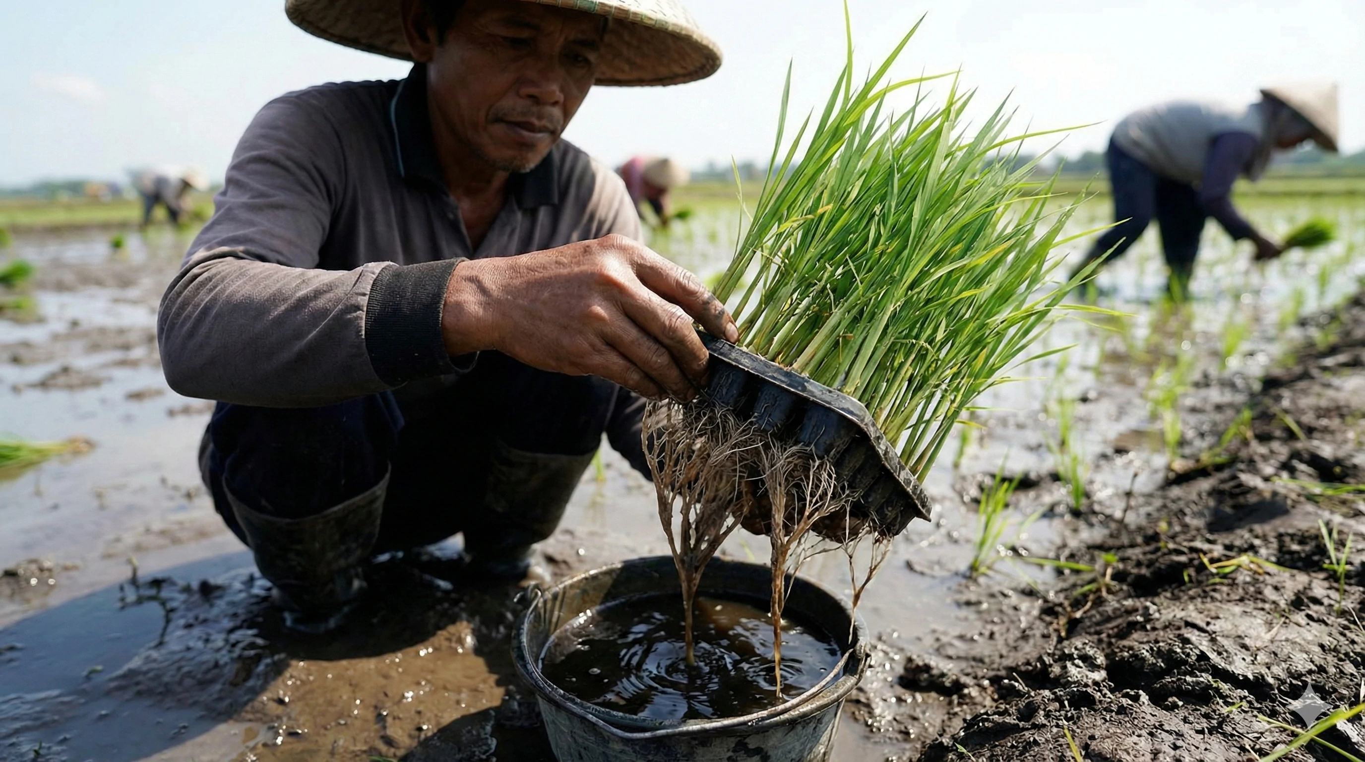Pupuk Hayati Starter untuk Transplanting