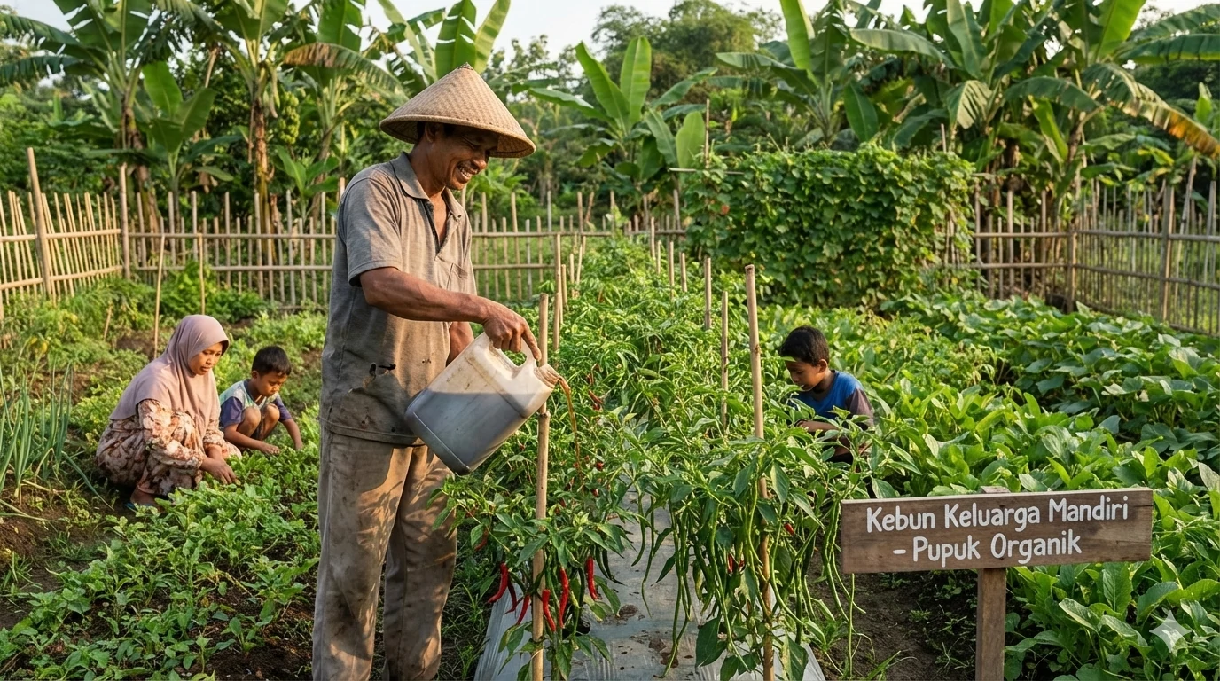 Pupuk Hayati untuk Perkebunan Skala Kecil