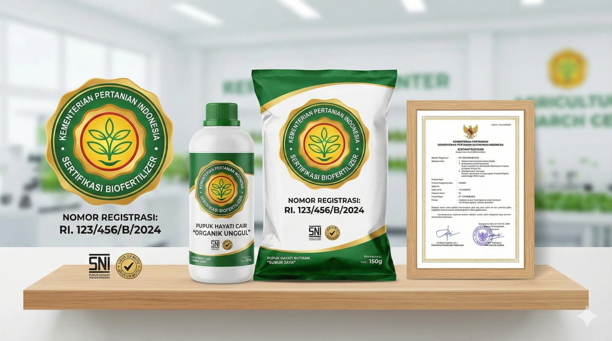 Pupuk Hayati Bersertifikat Kementan